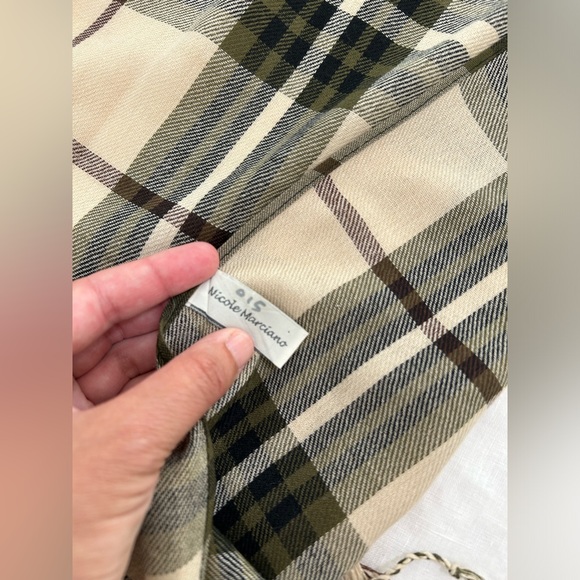 Nicole Marciano Plaid Scarf - Picture 2 of 9